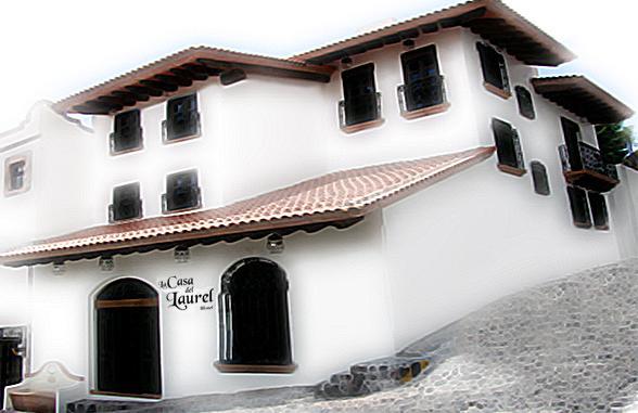 ホテル La Casa Del Laurel タスコ・デ・アラルコン エクステリア 写真